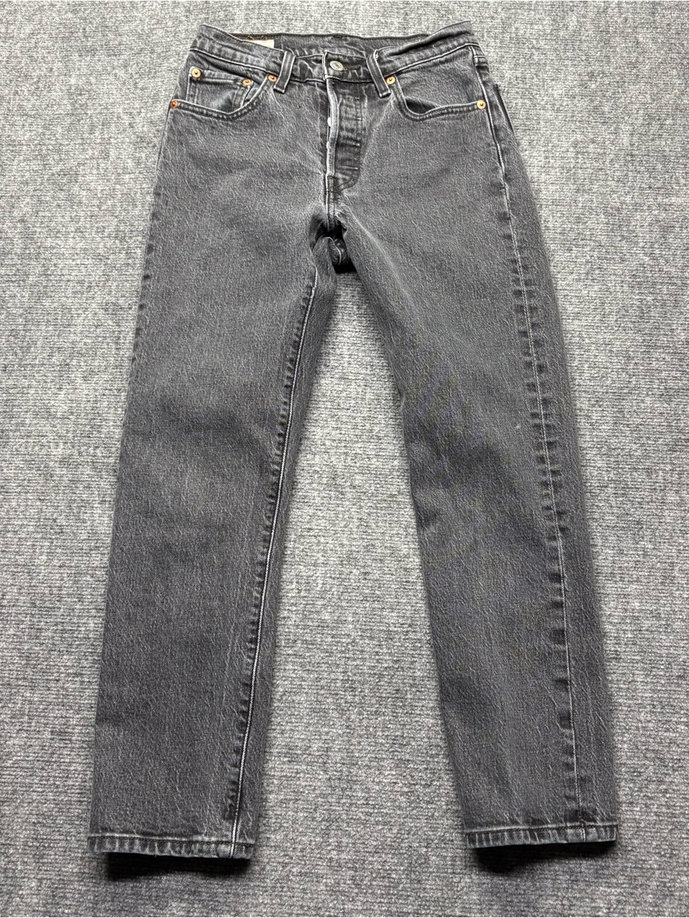 Levi's Women's Washed Black Ankle Jeans